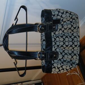 Coach Pleated Signature Bag